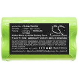 Battery for Black and Decker KC360H  15190, 85075000 3.6V Ni-MH 1600mAh / 5.76Wh