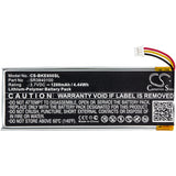 Battery for Becker Active 6 SR3840100 3.7V Li-Polymer 1200mAh / 4.44Wh