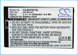 Battery for Becker Traffic Assist 7916 38799440 3.7V Li-ion 1200mAh