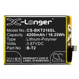 Battery for VIVO S12 Pro 5G B-T2 3.87V Li-Polymer 4200mAh / 16.25Wh