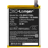 Battery for VIVO V19 Neo  B-M1 3.87V Li-Polymer 4300mAh / 16.64Wh