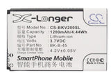 Battery for BBK VIVO V2 BK-B-45 3.7V Li-ion 1200mAh / 4.44Wh