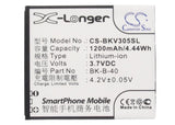 Battery for BBK VIVO V305 BK-B-40 3.7V Li-ion 1200mAh / 4.44Wh