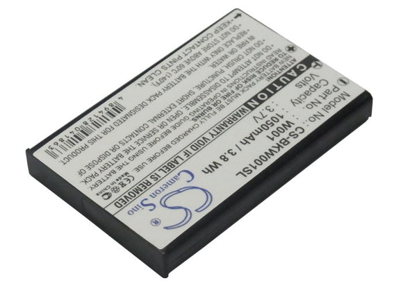 Battery for Belkin Wifi Phone W0001 3.7V Li-ion 1050mAh