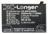 Battery for BBK ViVo X3 BK-B-59 3.8V Li-Polymer 2000mAh / 7.60Wh