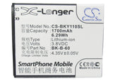 Battery for BBK VIVO Y11 BK-B-60 3.8V Li-ion 1700mAh / 6.29Wh
