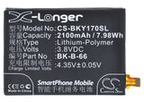 Battery for BBK VIVO Y17t BK-B-66 3.8V Li-Polymer 2100mAh / 7.98Wh