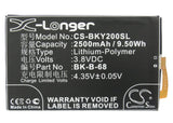 Battery for BBK VIVO Y20W BK-B-68 3.8V Li-Polymer 2500mAh / 9.50Wh