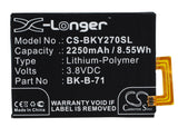 Battery for BBK VIVO Y18 BK-B-71 3.8V Li-Polymer 2250mAh / 8.55Wh