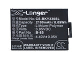 Battery for BBK VIVO Y33L B-85, BK-B-85 3.85V Li-Polymer 2100mAh / 8.09Wh