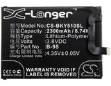 Battery for BBK Vivo Y51A B-95, BK-B-95 3.8V Li-Polymer 2300mAh / 8.74Wh