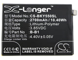 Battery for VIVO Y55L B-B1 3.85V Li-Polymer 2700mAh / 10.40Wh