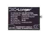 Battery for VIVO Y67 B-B2 3.85V Li-Polymer 3000mAh / 11.55Wh