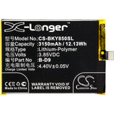 Battery for BBK VIVO Y85 Dual SIM B-D9 3.85V Li-Polymer 3150mAh / 12.13Wh