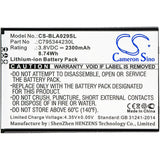 Battery for BLU Studio J5 C795344230L 3.8V Li-ion 2300mAh / 8.74Wh
