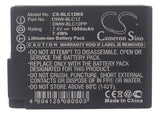 Battery for Panasonic Lumix DMC-G7 DMW-BLC12, DMW-BLC12E, DMW-BLC12GK, DMW-BLC12