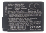 Battery for Leica Leica Q BP-DC12 7.4V Li-ion 1000mAh / 7.40Wh