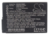 Battery for Panasonic Lumix DMC-GF2 DMW-BLD10, DMW-BLD10E, DMW-BLD10GK, DMW-BLD1