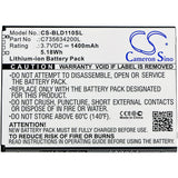 Battery for BLU S110L C735634200L 3.7V Li-ion 1400mAh / 5.18Wh