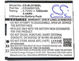 Battery for BLU Dash Jr 3g C534850130L 3.7V Li-ion 1200mAh / 4.44Wh