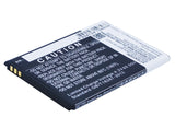 Battery for BLU D270 C6804804150T, C684804150T 3.7V Li-ion 1500mAh / 5.55Wh