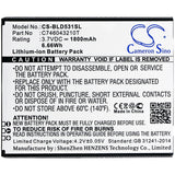 Battery for BLU Studio 5.0K C746043210T, C746043230T 3.7V Li-ion 1800mAh / 6.66W