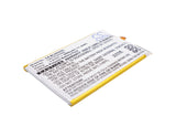 Battery for BLU D830U C875704300L 3.8V Li-Polymer 3000mAh / 11.40Wh