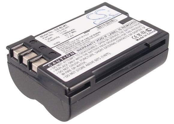 Battery for Olympus Camedia C-8080 BLM-1, PS-BLM1 7.4V Li-ion 1500mAh