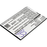 Battery for BLU N070u C825837200L 3.7V Li-ion 1450mAh / 5.37Wh