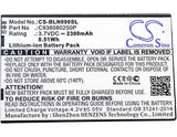 Battery for BLU Neo X Plus C936080250P 3.7V Li-ion 2300mAh / 8.51Wh