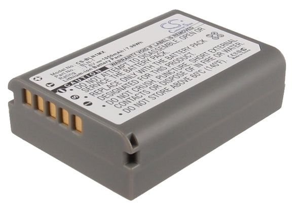 Battery for Olympus E-M1 II BLN-1 7.6V Li-ion 1050mAh / 7.98Wh