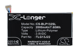Battery for Wiko Darkfull TLG13J24 3.8V Li-Polymer 2000mAh / 7.60Wh
