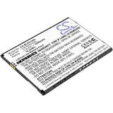 Battery for BLU R2 Plus C876444300L 3.8V Li-ion 2800mAh / 10.64Wh