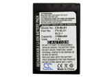 Battery for Olympus E-400 BLS-1, PS-BLS1 7.4V Li-ion 1150mAh