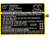 Battery for BLU Studio One C795736245L 3.8V Li-Polymer 2450mAh / 9.31Wh