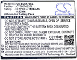 Battery for BLU S170 C766004220L 3.7V Li-ion 1600mAh / 5.92Wh