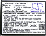 Battery for BLU Star 4.0 C584505150L, C584505150T 3.7V Li-ion 1300mAh / 4.81Wh