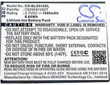 Battery for BLU S510Q C826641280T 3.7V Li-ion 1800mAh / 6.66Wh