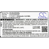 Battery for BLU D0030UU C975339250P 3.7V Li-ion 2300mAh / 8.51Wh