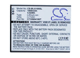 Battery for BLU L100 C735804180T 3.7V Li-ion 1600mAh / 5.92Wh