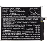 Battery for BLU L0090 C766144300T, TLP1611, TLP16G30, TLP16K18 3.85V Li-Polymer 