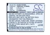 Battery for BLU Y534Q C725605220L 3.7V Li-ion 1800mAh / 6.66Wh