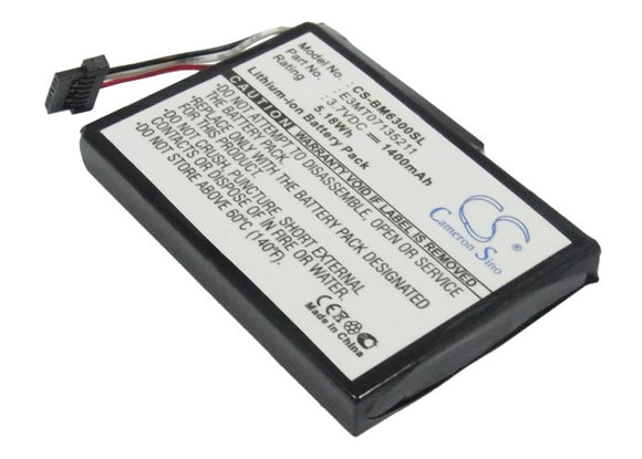Battery for Jucon GPS-3741 3.7V Li-ion 1400mAh / 5.18Wh