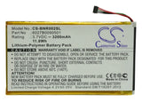 Battery for Barnes & Noble Nook 7-inch 6027B0090501, AVPB001-A110-01, AVPB003-A1