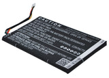 Battery for Barnes & Noble Nook Simple Touch DR-NK03, MLP305787, S11ND018A 3.7V 