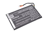 Battery for Barnes and Noble BNRV500 B01PQIL 3.7V Li-Polymer 2150mAh / 7.96Wh