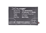 Battery for Barnes and Noble Glowlight WiFi B01PQIL 3.7V Li-Polymer 2150mAh / 7.