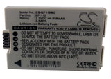 Battery for Canon Vixia HF R21 BP-110 3.7V Li-ion 950mAh / 3.52Wh