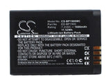 Battery for Samsung EV-NX1ZZZBMBUS ED-BP1900 7.2V Li-ion 1600mAh / 11.52Wh