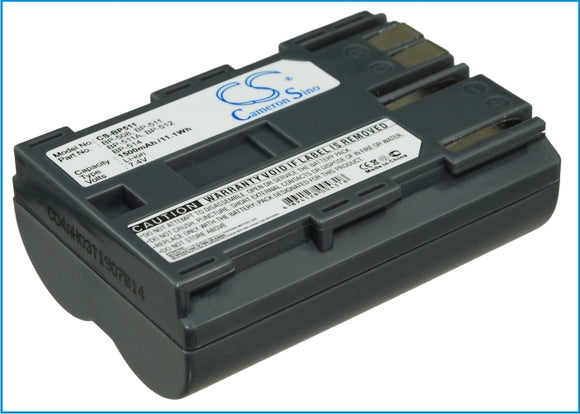 Battery for Canon EOS 30D BP-508, BP-511, BP-511A, BP-512, BP-514 7.4V Li-ion 15